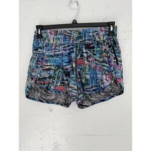 Lululemon Shorts Womens 10 Multicolor 2018 Seawheeze Tracker Zip Pocket Athletic